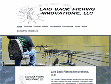 Tablet Screenshot of laidbackfishing.com